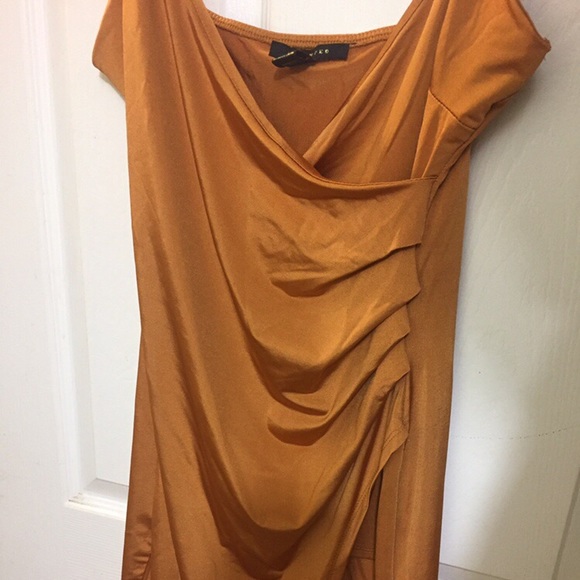 Ruched high slit dress - Picture 2 of 4